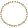 Gold & Diamond Happy Face Eternity Necklace
