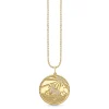 Gold & Diamond Horse Coin Charm