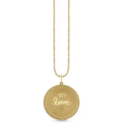 Gold & Diamond Horse Coin Charm