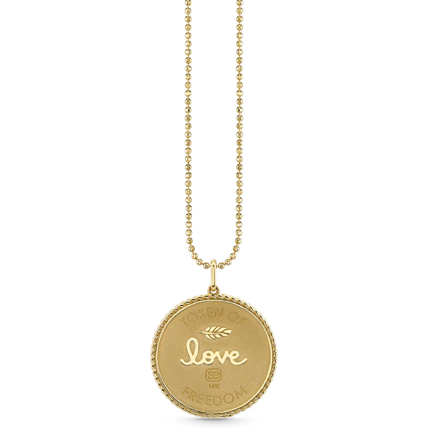 Gold & Diamond Horse Coin Charm