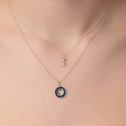 Gold & Diamond Hourglass Charm