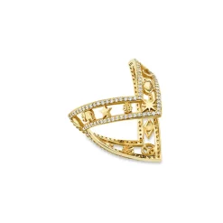 Gold & Diamond Icon Ring