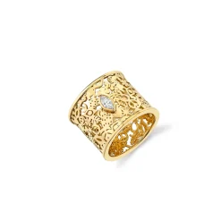 Gold & Diamond Icon Wallpaper Cigar Band Ring
