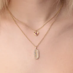 Gold & Diamond Iconography Stadium Charm