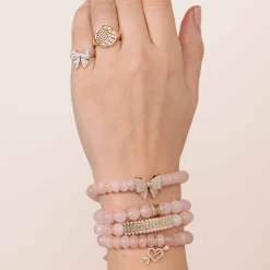 Gold & Diamond Icons Bow Ring