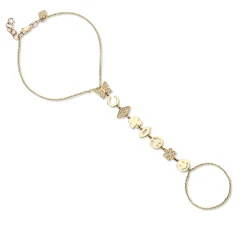 Gold & Diamond Icons Princess Bracelet