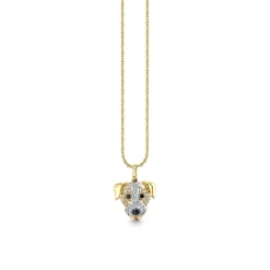 Gold & Diamond Jack Russell Charm