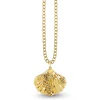 Gold & Diamond Large Scallop Shell Icons Charm