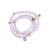 Gold & Diamond Lavender Wrap Bracelet