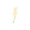 Gold & Diamond Lightning Bolt Brooch