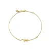 Gold & Diamond Lizard Bracelet
