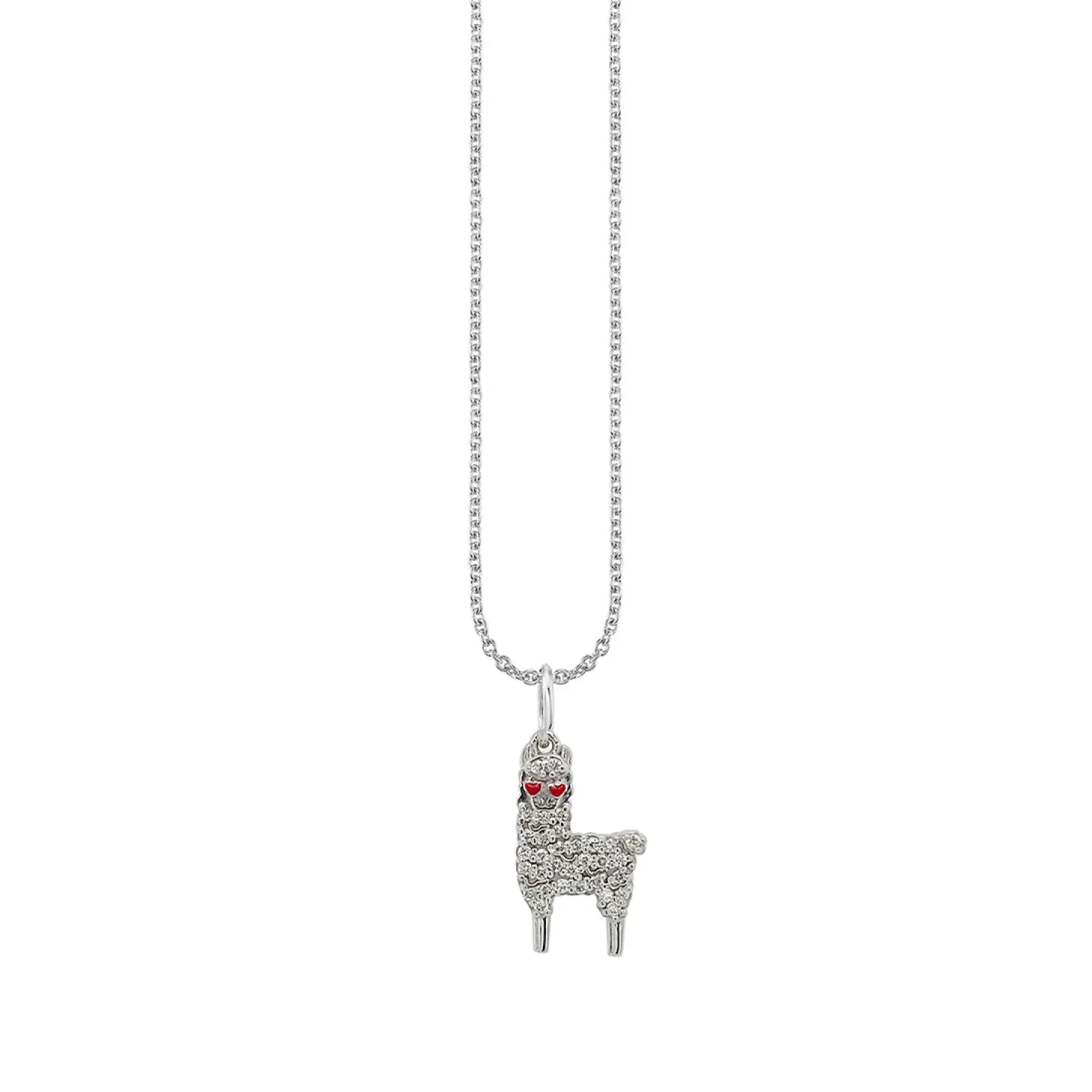 Gold & Diamond Llama Charm