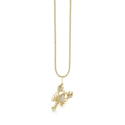 Gold & Diamond Lobster Charm