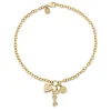 Gold & Diamond Love & Protection Anklet