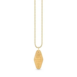 Gold & Diamond Love Hotel Tag Charm