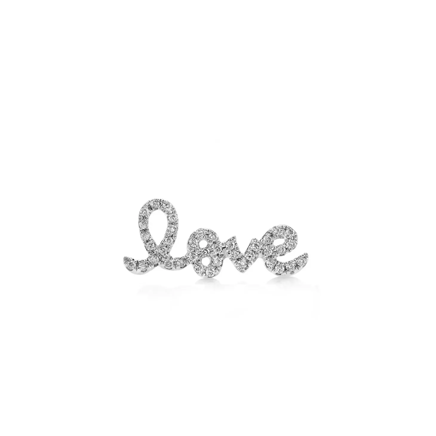 Gold & Diamond Love Stud