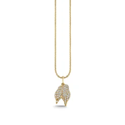 Gold & Diamond Lovebirds Charm