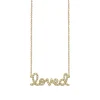 Gold & Diamond Loved Necklace