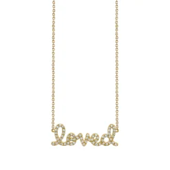 Gold & Diamond Loved Necklace