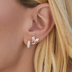 Gold & Diamond Luck and Protection Stud