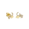 Gold & Diamond Luck Stud