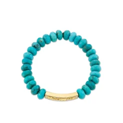 Gold & Diamond Luck Tableau on Turquoise