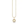 Gold & Diamond Lucky Coin Charm