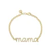 Gold & Diamond Mama Bracelet