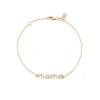Gold & Diamond Mama Bracelet