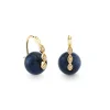 Gold & Diamond Marquis Eye Sapphire Earrings
