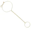 Gold & Diamond Marquise Eye Princess Bracelet