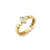 Gold & Diamond Marquise Eye Ring