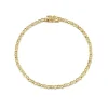 Gold & Diamond Marquise Eye Eternity Bracelet
