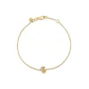 Gold & Diamond Marquise Eye Rose Bracelet