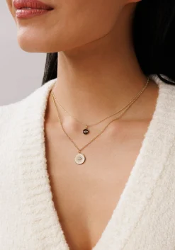 Gold & Diamond Marquise Eye Coin Charm