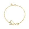 Gold & Diamond Medium Love Bracelet