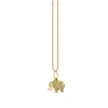 Gold & Diamond Mini Elephant Charm