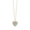 Gold & Diamond Mini Heart Charm