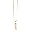 Gold & Diamond Mom Necklace