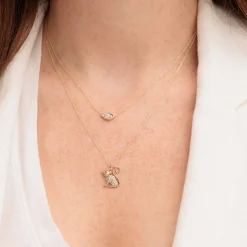 Gold & Diamond Monkey Charm