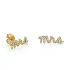 Gold & Diamond MRS Stud