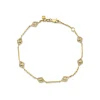 Gold & Diamond Multi Eye Bracelet