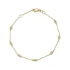 Gold & Diamond Multi Marquise Eye Bracelet