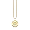 Gold & Diamond Open Icon Opal Charm