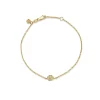 Gold & Diamond Paw Bracelet