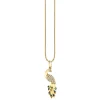 Gold & Diamond Peacock Charm