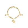 Gold & Diamond Perfect Match Charm Bracelet