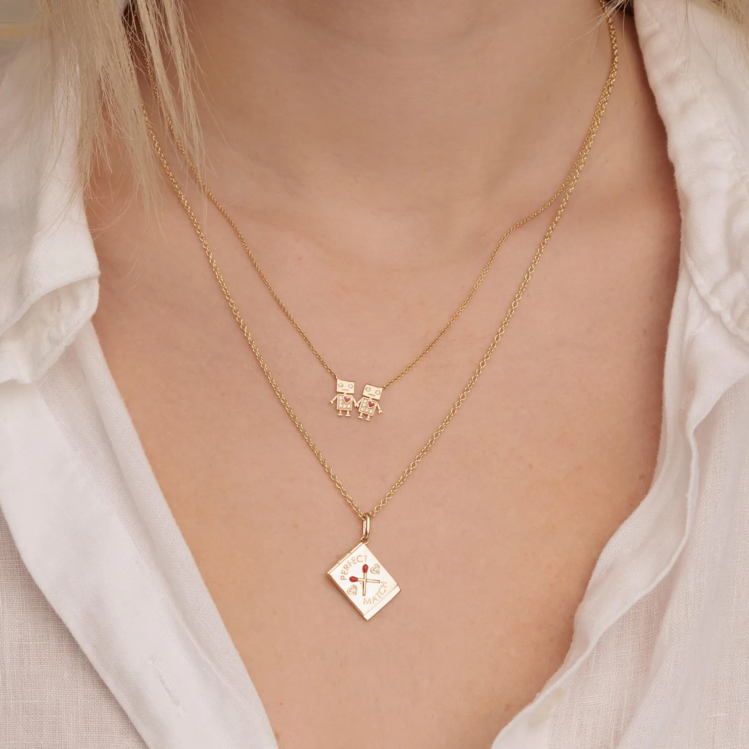 Gold & Diamond Perfect Match Locket Charm
