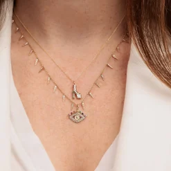 Gold & Diamond Platform Charm