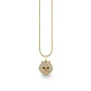 Gold & Diamond Pomeranian Charm